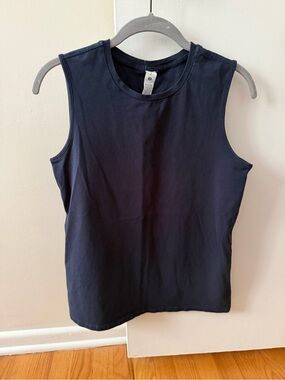 lululemon athletica Navy Sleeveless Crew Tank